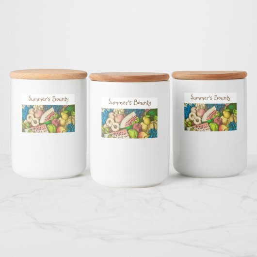 Canning Labels Voedselcontainer Etiket (Flessen)