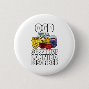 Canning Seizoen Cadeau Pot Inmaken Tuinier _1 Ronde Button 5,7 Cm