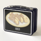 Cannoli cartoon illustratie (Achterkant)