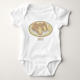 Cannoli cartoon illustratie romper