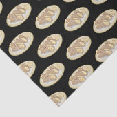 Cannoli cartoon illustratie tissuepapier (Detail)