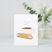 Cannoli & Coffee Briefkaart (Staand voorkant)