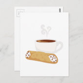 Cannoli & Coffee Briefkaart (Voorkant / Achterkant)