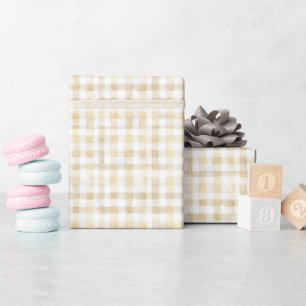 Cannoli Geslacht Neutraal Beige Italiaanse Baby Sh Cadeaupapier