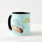 "cannoli saint !"  tasse humoristique de parodie (Devant gauche)