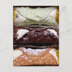 Cannolis Stilleven Fijne Kunst Foto Briefkaart