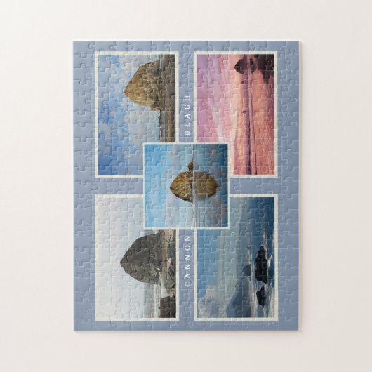 Cannon Beach Haystack Rock Oregon Jigsaw Puzzle (Vertical)
