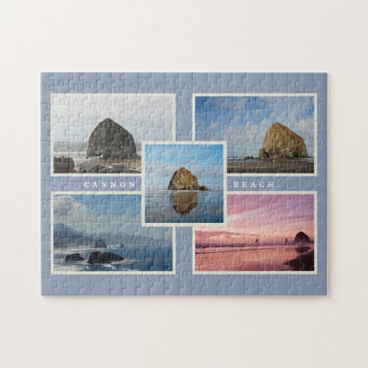 Cannon Beach Haystack Rock Oregon Jigsee Puzzle Legpuzzel (Horizontaal)