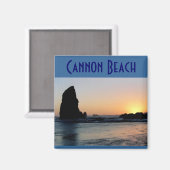 Cannon Beach Magnet Magneet (Voorkant / Achterkant)