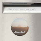 Cannon Beach op gouden uur Magneet (Insitu (Vaatwasser))