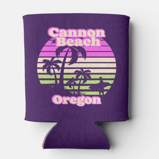  Cannon Beach Oregon Blikjeskoeler (Achterkant)