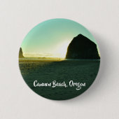 Cannon Beach Oregon Button (Voorkant)
