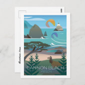 Cannon Beach, Oregon Carte postale (Devant / Derrière)