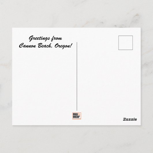 Cannon Beach, Oregon Carte postale (Dos)