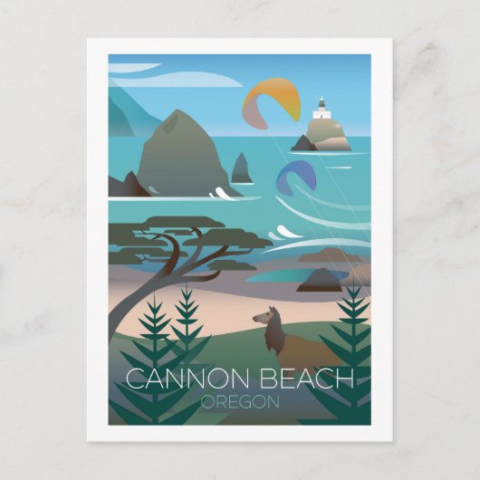 Cannon Beach, Oregon Carte postale (Devant)