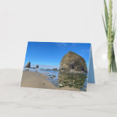 Cannon Beach Oregon Haystack Kaart (Voorkant)