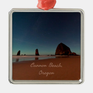 Cannon Beach Oregon Haystack Metalen Ornament