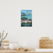 Cannon Beach, Oregon Print (Keuken)