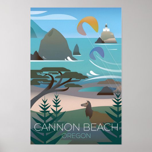 Cannon Beach, Oregon Print (Voorkant)
