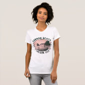 Cannon Beach Retro Vignet T-shirt (Voorkant volledig)