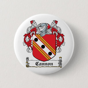 Cannon Family Crest Ronde Button 5,7 Cm