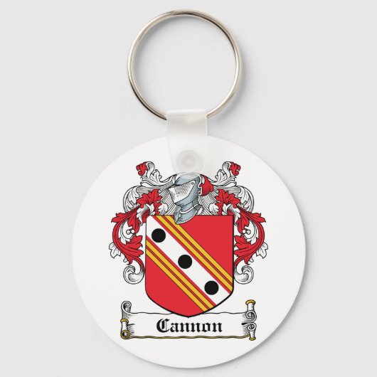 Cannon Family Crest Sleutelhanger (Voorkant)