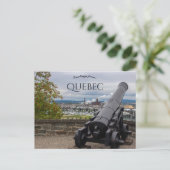 Cannon in Quebec Canada Briefkaart (Staand voorkant)