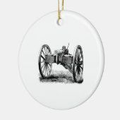 CANNON  KERAMISCH ORNAMENT (Links)
