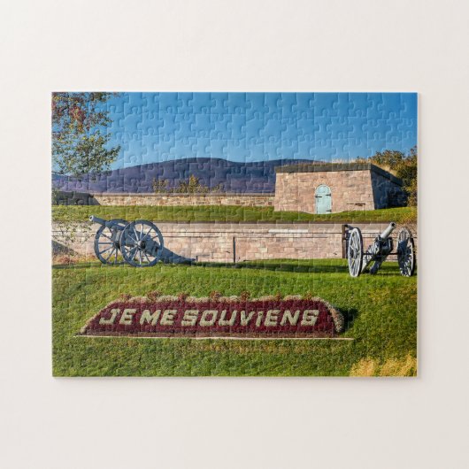 Cannon Memorial Quebec. Legpuzzel (Horizontaal)