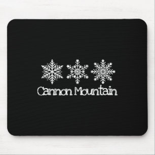 Cannon Mountain Franconia Notch Sneeuwvlokken Ski Muismat