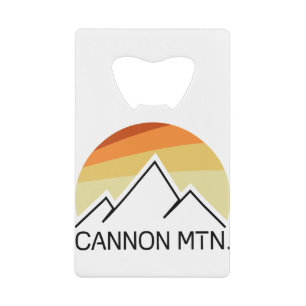 Cannon Mountain New Hampshire Retro Kredietkaart Flessenopener
