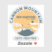 Cannon Mountain New Hampshire - Retro Sticker (Vel)