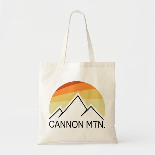 Cannon Mountain New Hampshire Retro Tote Bag (Voorkant)