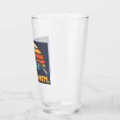 Cannon Mountain New Hampshire Retro Turquoise Glas (Links)