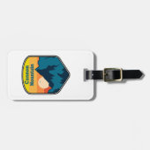 Cannon Mountain New Hampshire Sunrise Bagagelabel (Voorkant horizontaal)