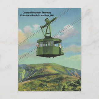 Cannon Mt. New Hampshire Tramway Briefkaart