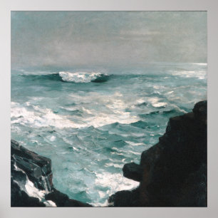 Cannon Rock (1895) Oil on Canvas Poster