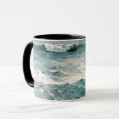 Cannon Rock, art de Winslow Homer Mug (Devant gauche)