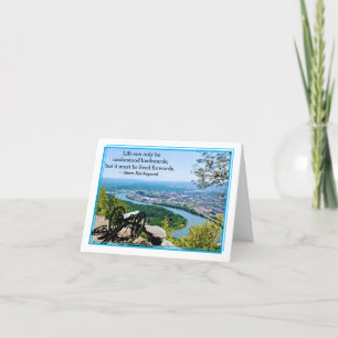 Cannon Surplombant le fleuve Carte pour notes2