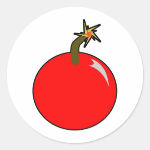 Cannonball Round Shot Bomb Cannon Ball Pirate Ronde Sticker