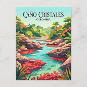 Caño Cristales Colombia Briefkaart