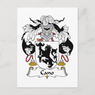 Cano Family Crest Briefkaart