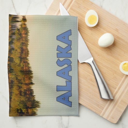 Canoe Alaska Theedoek (Quarter Fold)