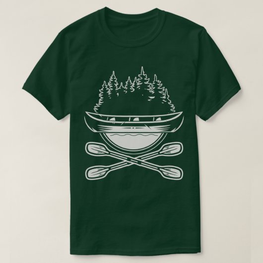 Canoe Canoeing Canobestaat T-shirt (Design voorkant)