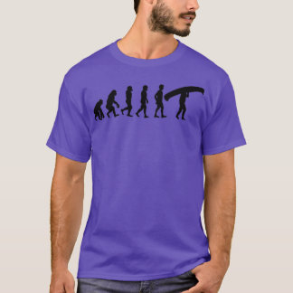 Canoe Canoeings Canoeists Canoeings Evolution T-shirt
