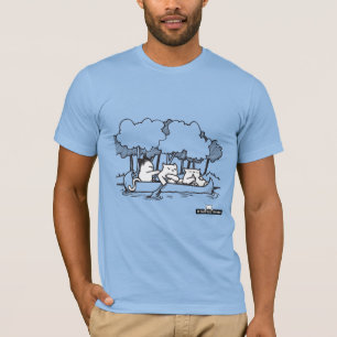 Canoe Cat by If Cats Had Thumbs T-shirt