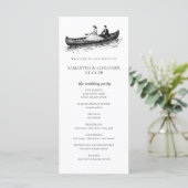 Canoe Couple Ceremony Program (Staand voorkant)