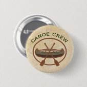 Canoe Crew Canoeing Ronde Button 5,7 Cm (Voorkant /achterkant)