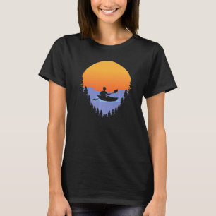 Canoe Lover Funny Kayaking Paddling Retro Kayak T-shirt