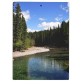 Canoe Meadows Kananaskis Canada Foto Klembord (Achterkant)